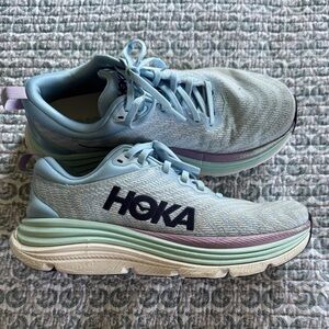 Hoka Gaviota Light Blue Mint Lavender Cushion Running Shoes